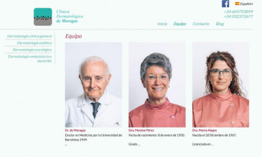 Clínica dermatológica de Moragas en Barcelona