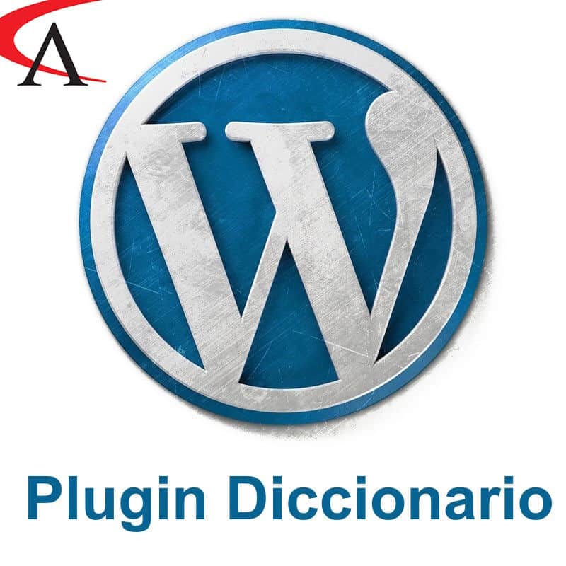 Plugin Diccionario para WordPress. Logo de WordPress.