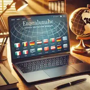 Atrae clientes internacionales a tu notaría con nuestra solución de traducción automática. PC con traducción web.