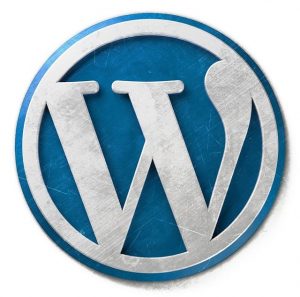 Desarrollo web con WordPress. Logo de WordPress